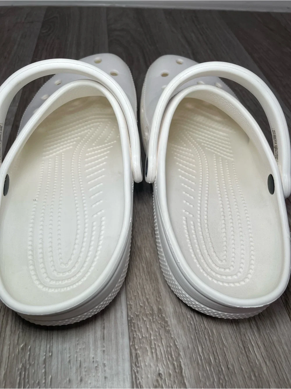 Classic Crocs Unisex Slip‎ on Clogs Adult White Women’s-11 Men’s-9